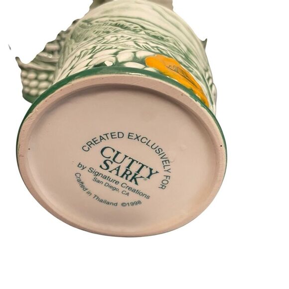 Vintage 1990's Nautical Cutty Sark Clipper Ship Ceramic Whiskey Glasses 4 - Picture 5 of 5